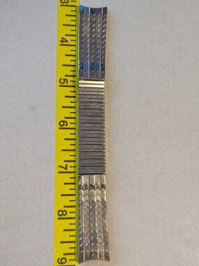 Vintage LENOX Silver Tone Stretch Watch Band